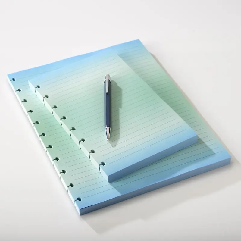 Circa Blue Ombre Gradient Full-Page Ruled Discbound Refill (100 sheets)