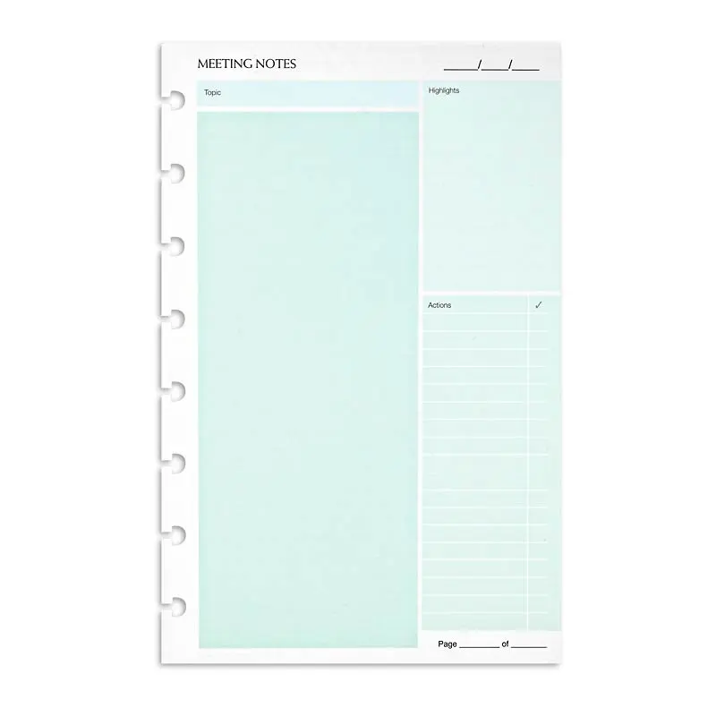 Circa smartPlanner Meeting Notes, Junior (25 sheets)