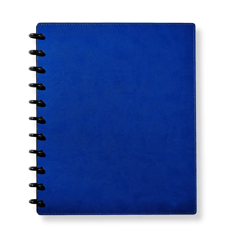 Circa Smooth Sliver Discbound Notebook with Pockets