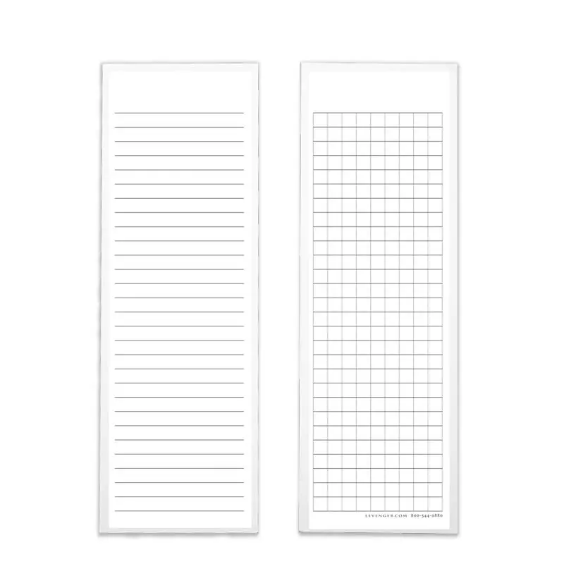 100 Bookmark Cards, Ruled/Grid