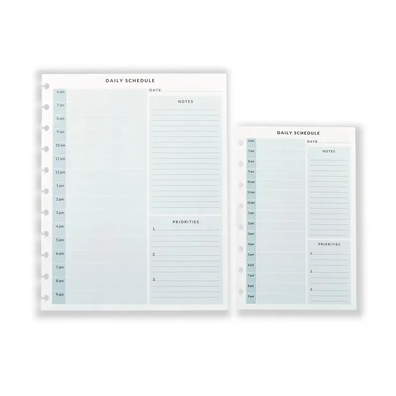 Circa By-The-Hour Daily Scheduler Refill (100 Sheets)