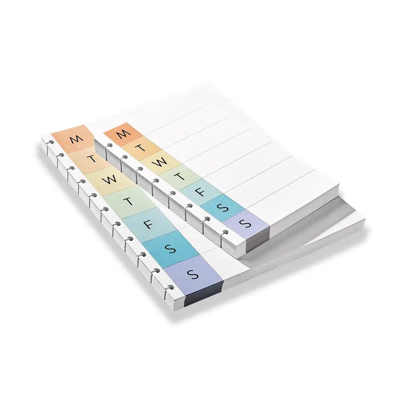 Circa Vibrant Weekly Calendar Discbound Refill (100 sheets)