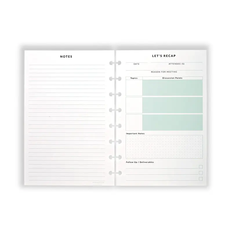 Circa Let's Recap Refill (50 sheets)