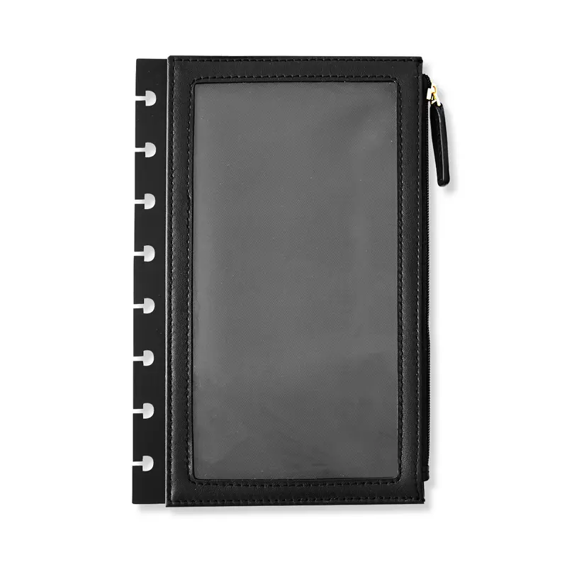 Circa Clearview Leather Zip Pocket Accessory