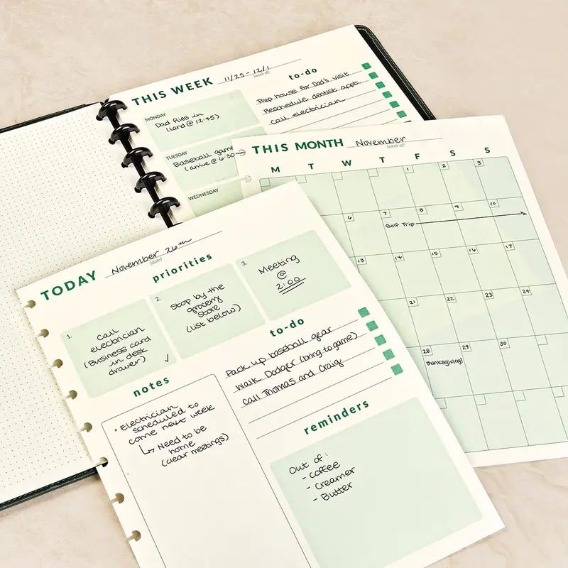 Circa Daily-Weekly-Monthly Planner Refill