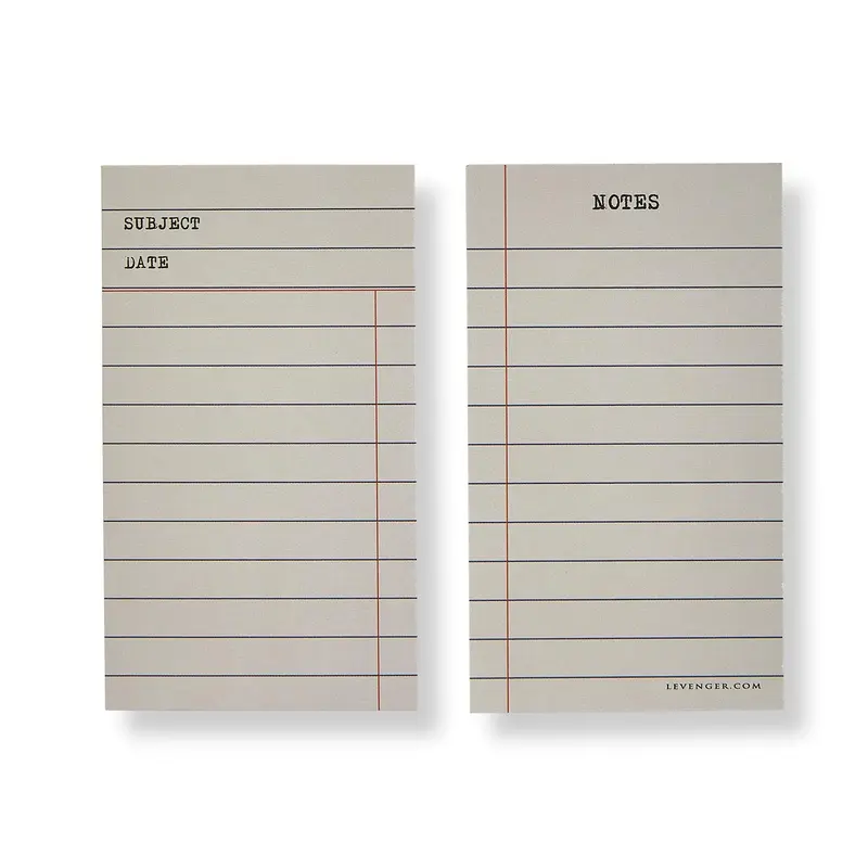 Vintage Library Wallet Cards (set of 50)