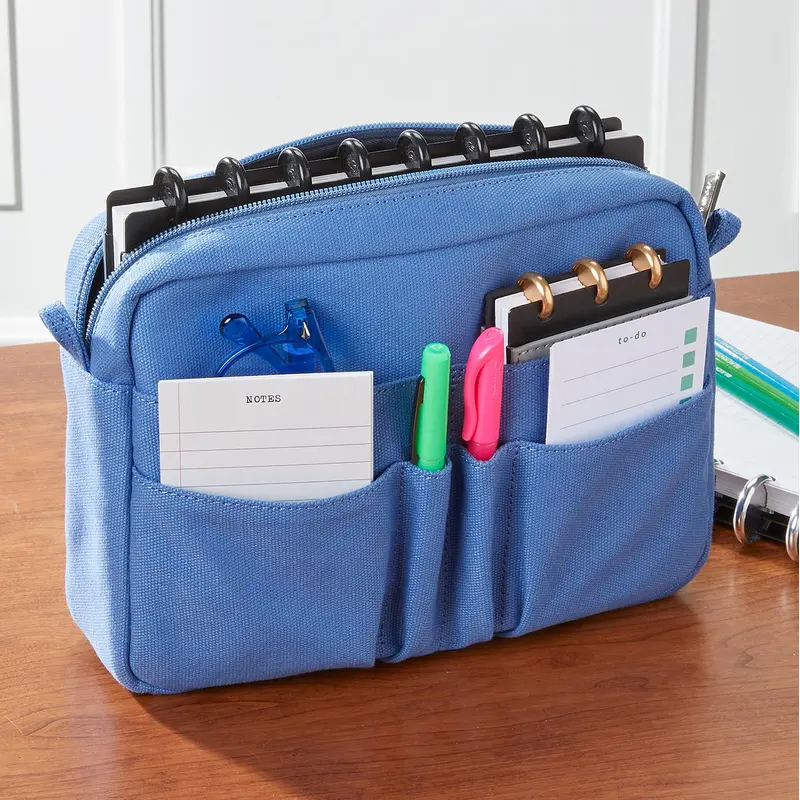 Canvas Script and Scribble Pouch