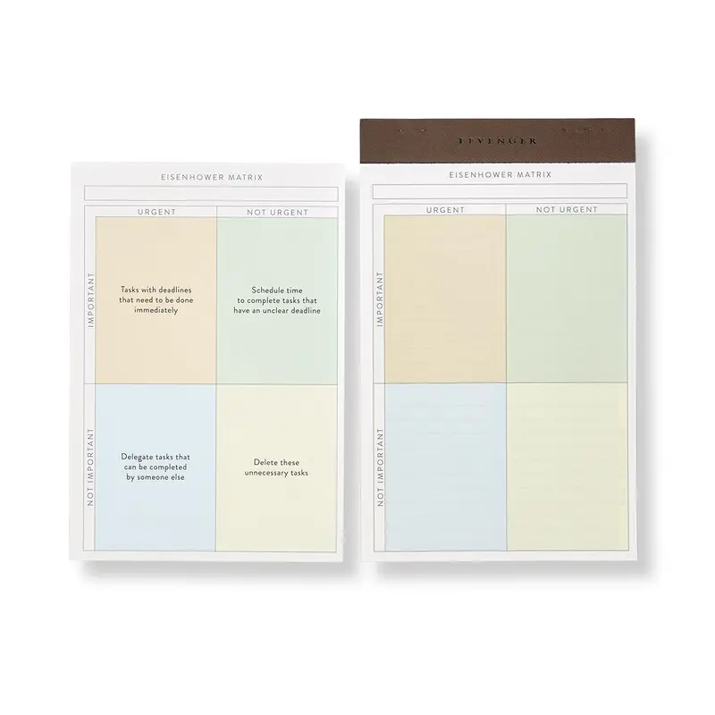 Freeleaf Eisenhower Priorities Matrix Pads (set of 2)