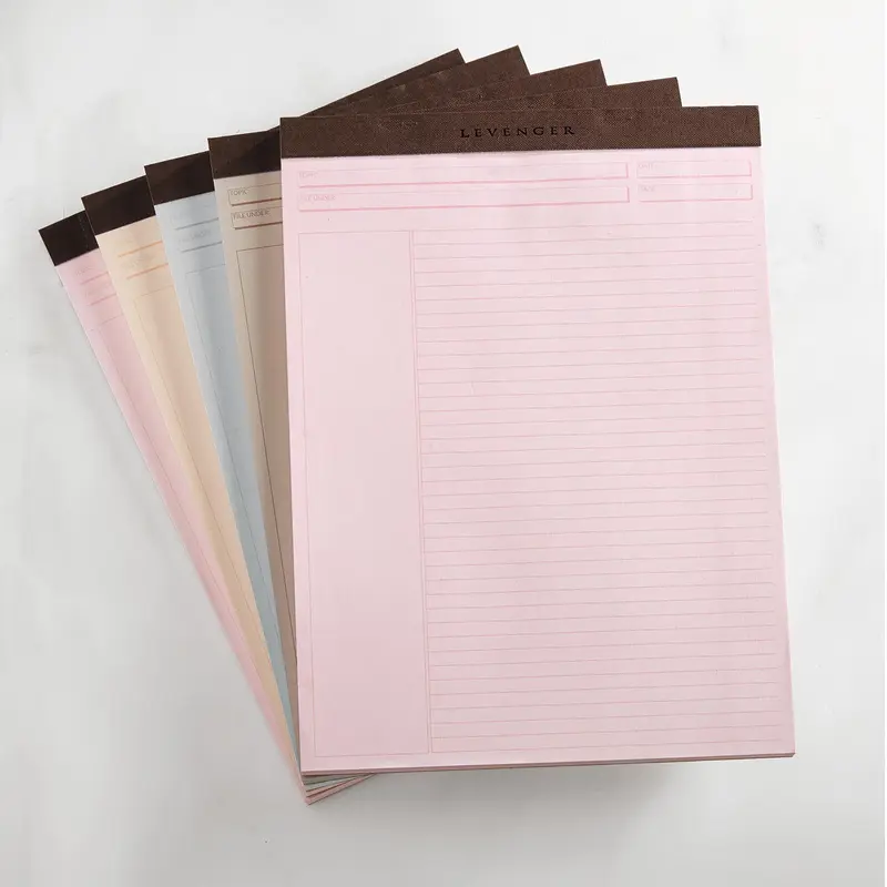 Freeleaf Modern Multicolor Annotation Ruled Pads (set of 5)