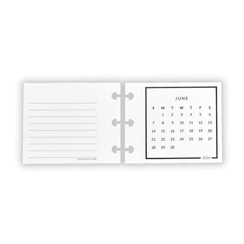 2026 Circa Mini Calendar Discbound Inserts (set of 12)