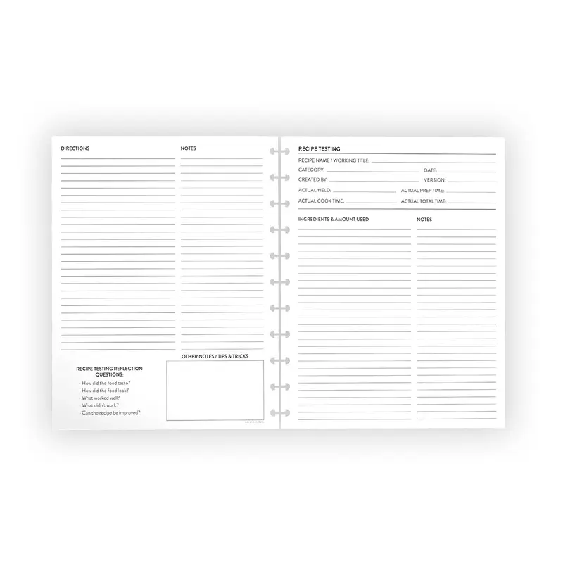 Circa Pati Jinich Recipe Testing Discbound Refill (100 sheets)