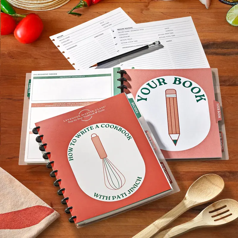 Levenger Master Class How to Write a Cookbook Circa Workbook