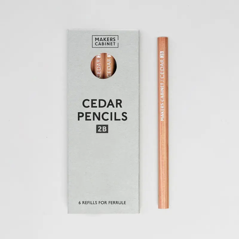Makers Cabinet Cedar Pencils (set of 6)