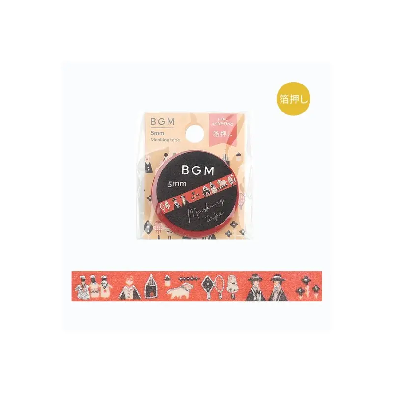 BGM Slim Washi Tape - Alps