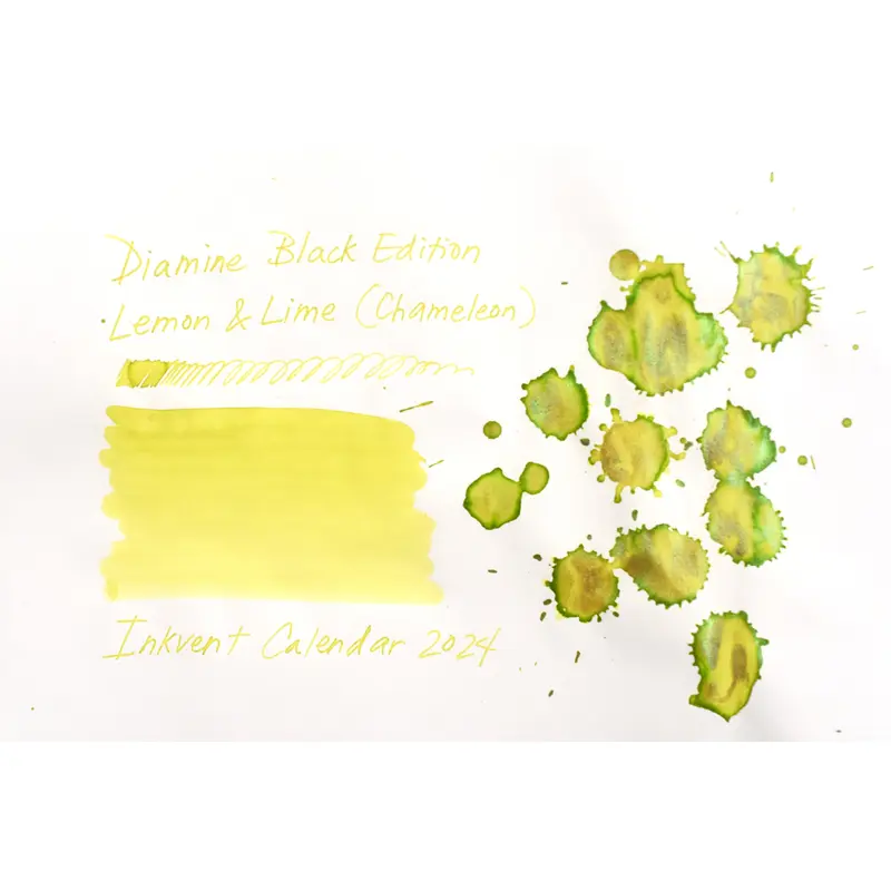 Diamine Black Edition - Chameleon - Lemon & Lime