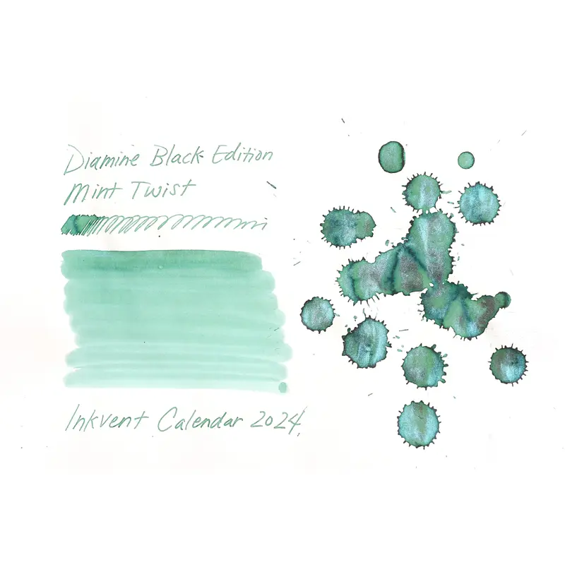 Diamine Black Edition - Chameleon - Mint Twist