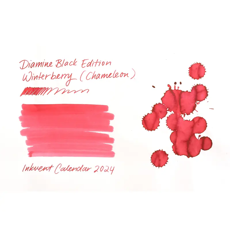 Diamine Black Edition - Chameleon - Winterberry
