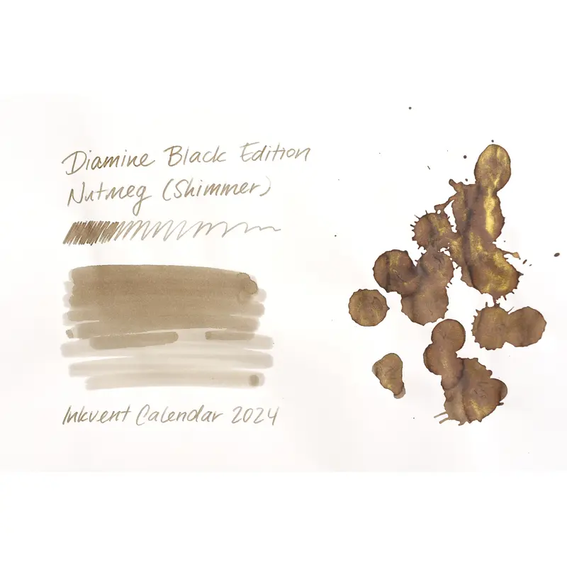 Diamine Black Edition - Shimmer - Nutmeg
