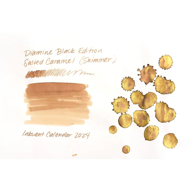 Diamine Black Edition - Shimmer - Salted Caramel