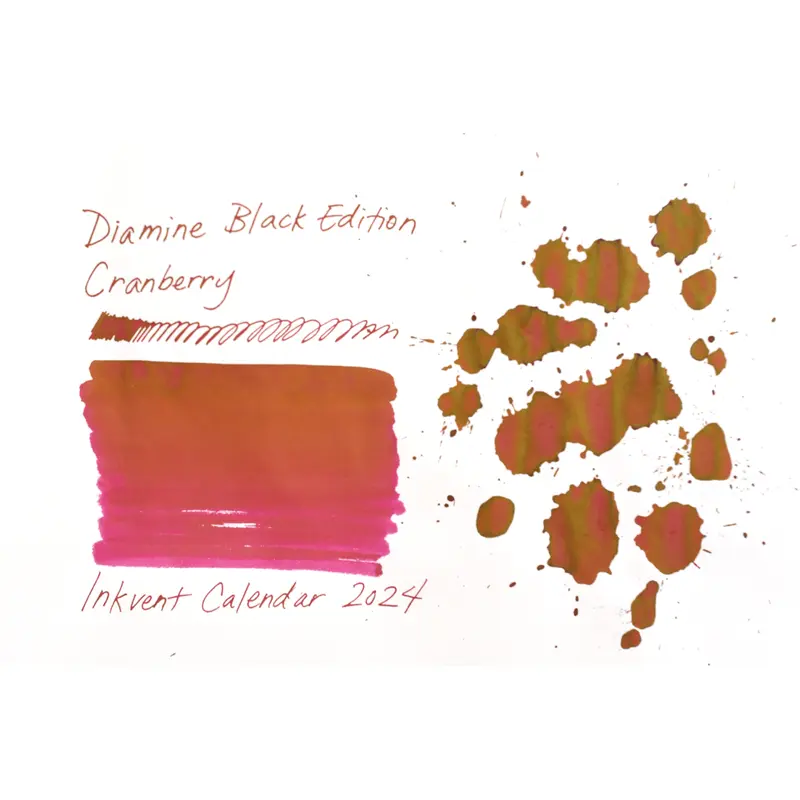 Diamine Black Edition - Standard - Cranberry
