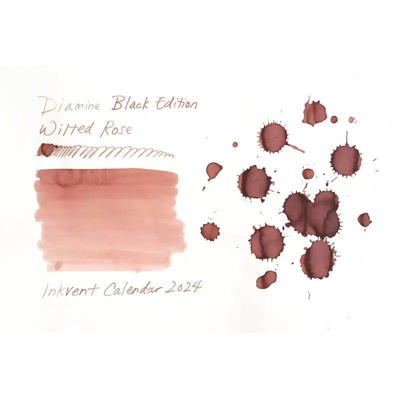 Diamine Black Edition - Standard - Wilted Rose