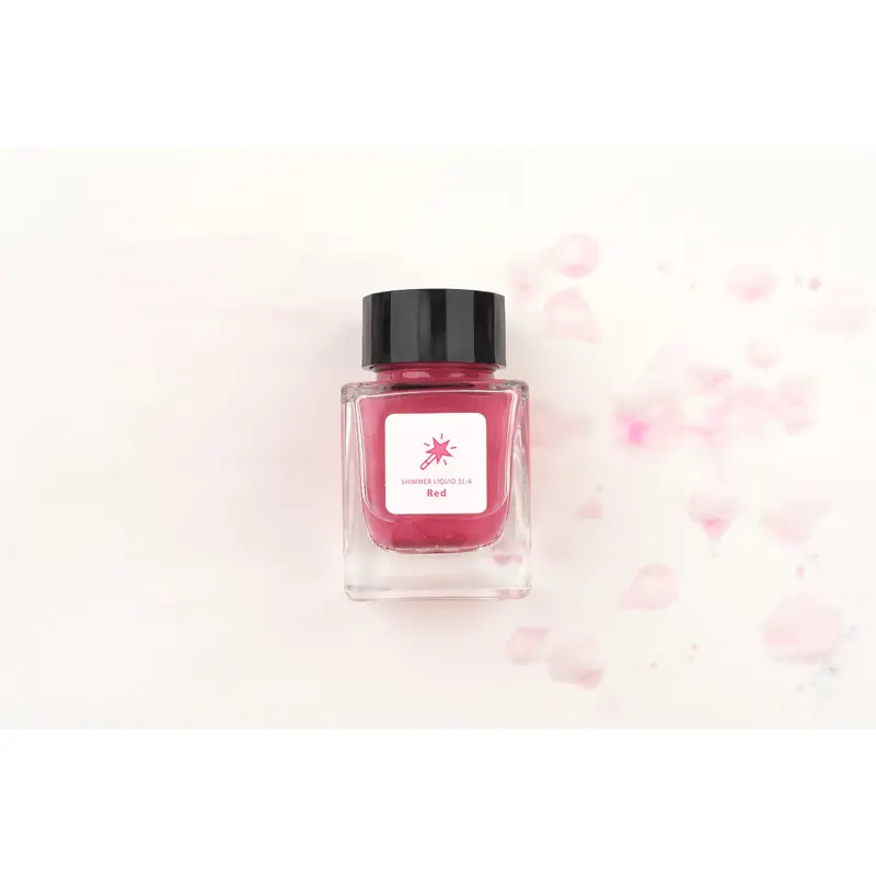 Tono & Lims Ink Bottle - Producer - Shimmer Liquid - SL-6 Red - 30ml