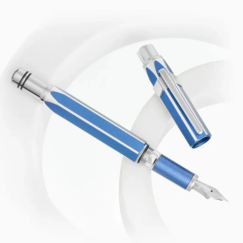 TWSBI Precision Gemini Blue Fountain Pen - Limited Edition