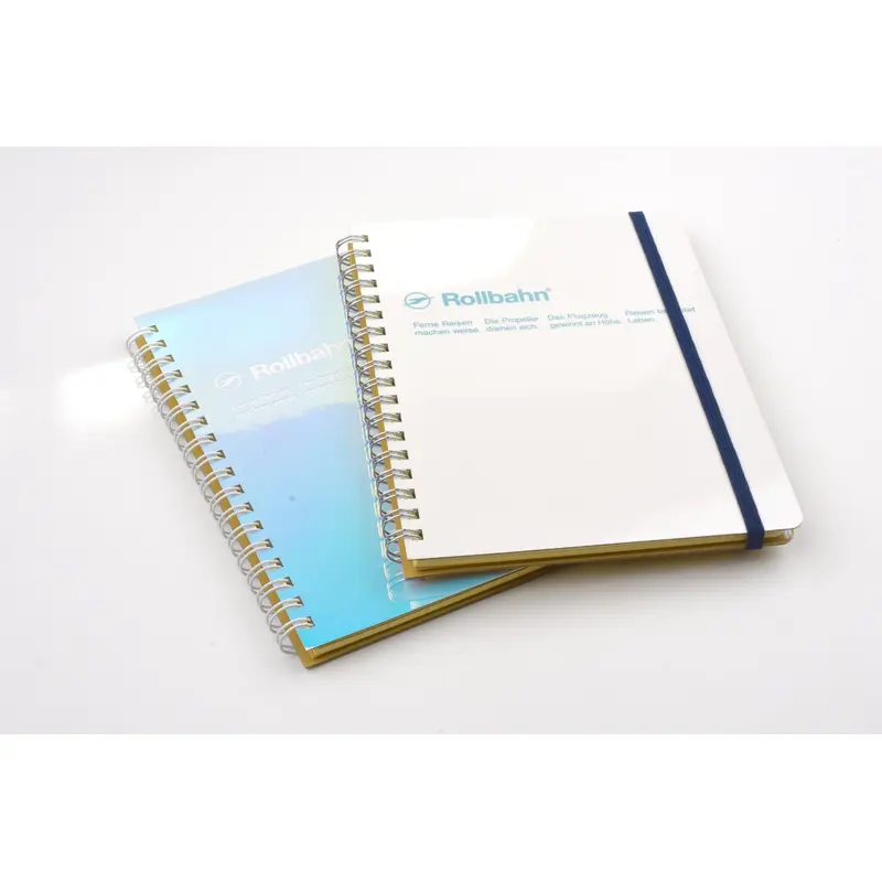 Delfonics Rollbahn Spiral Notebook - Pocket Memo Large - Metallic