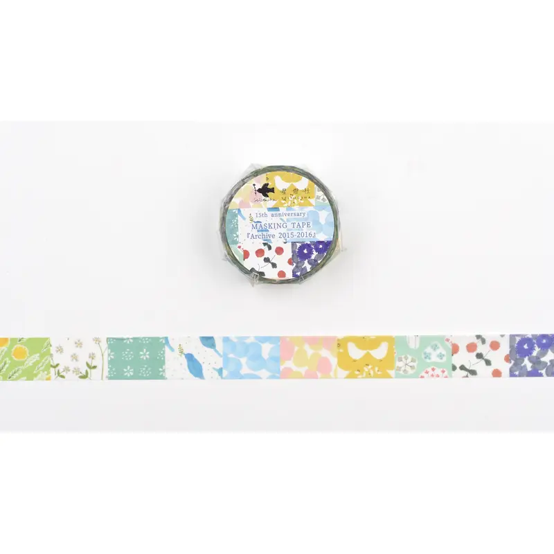 Seitousha Washi Tape - 15th Anniversary - Archive 2015-2016