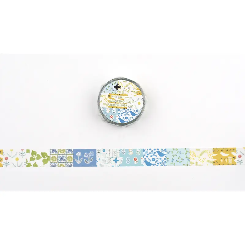 Seitousha Washi Tape - 15th Anniversary - Archive 2019-2020