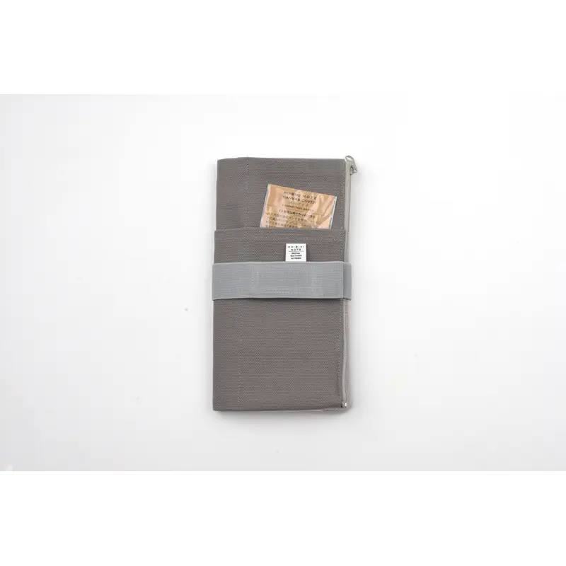 Yamamoto Paper Ro-Biki Note Canvas Cover - Cool Gray