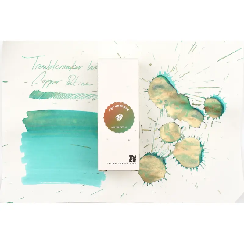 Troublemaker Inks - Shimmer - Copper Patina - 60 mL