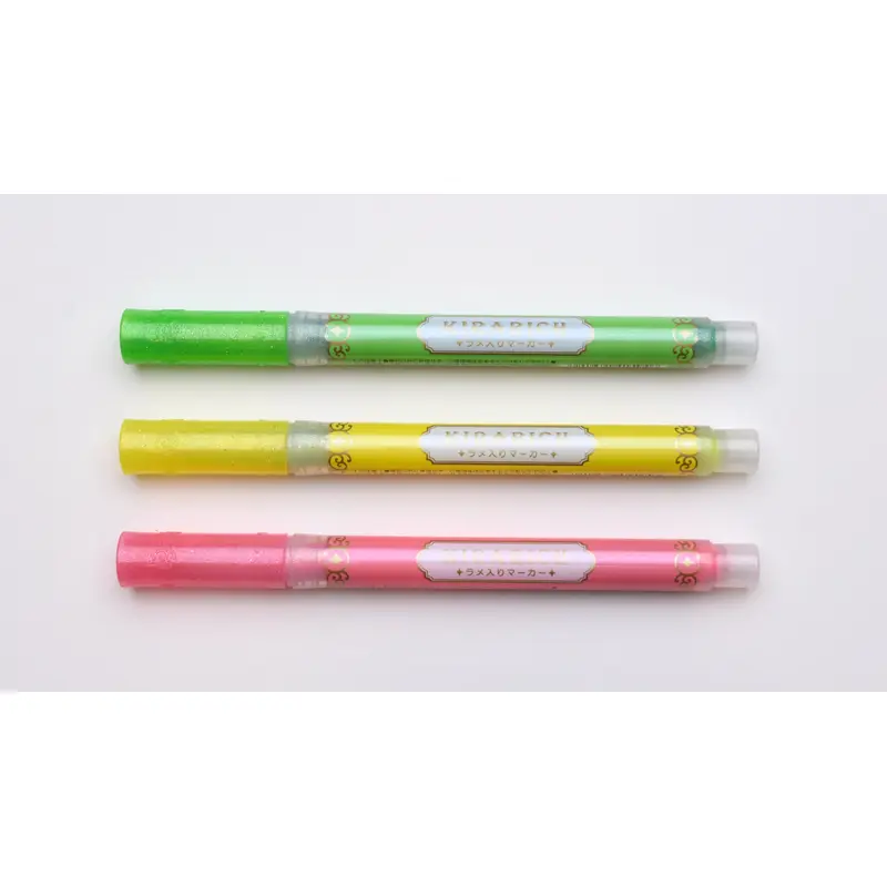 Zebra Glitter Highlighter, Kirarich, Pack of 3