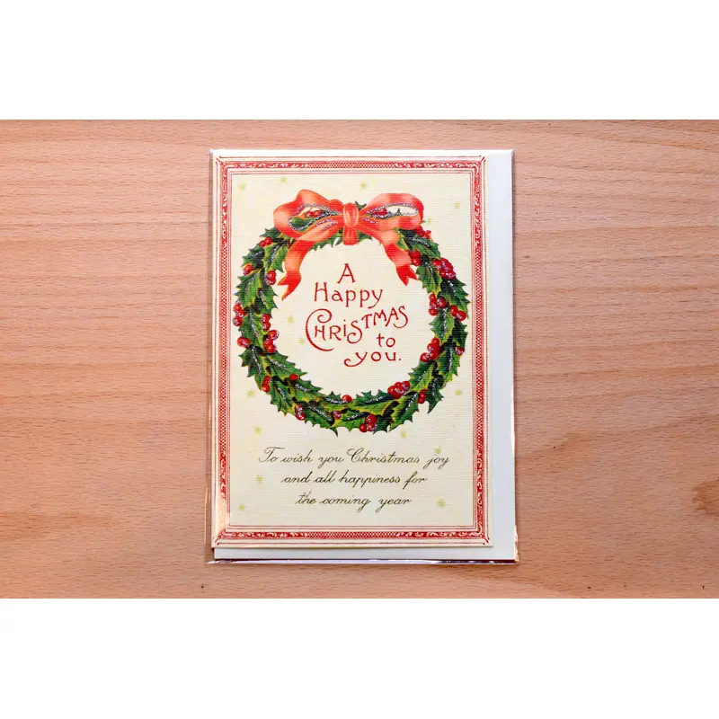 Christmas Wreath Greeting Card