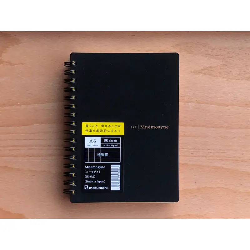 Mnemosyne Daily Notebook - A6 - Checklist