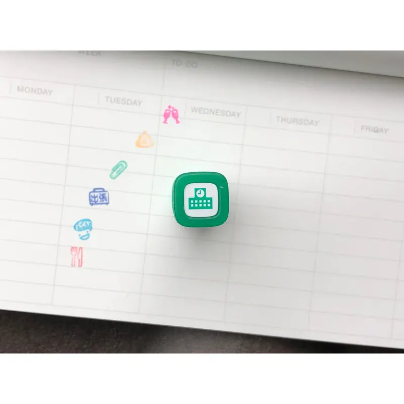 FriXion Erasable Stamp - Green - School