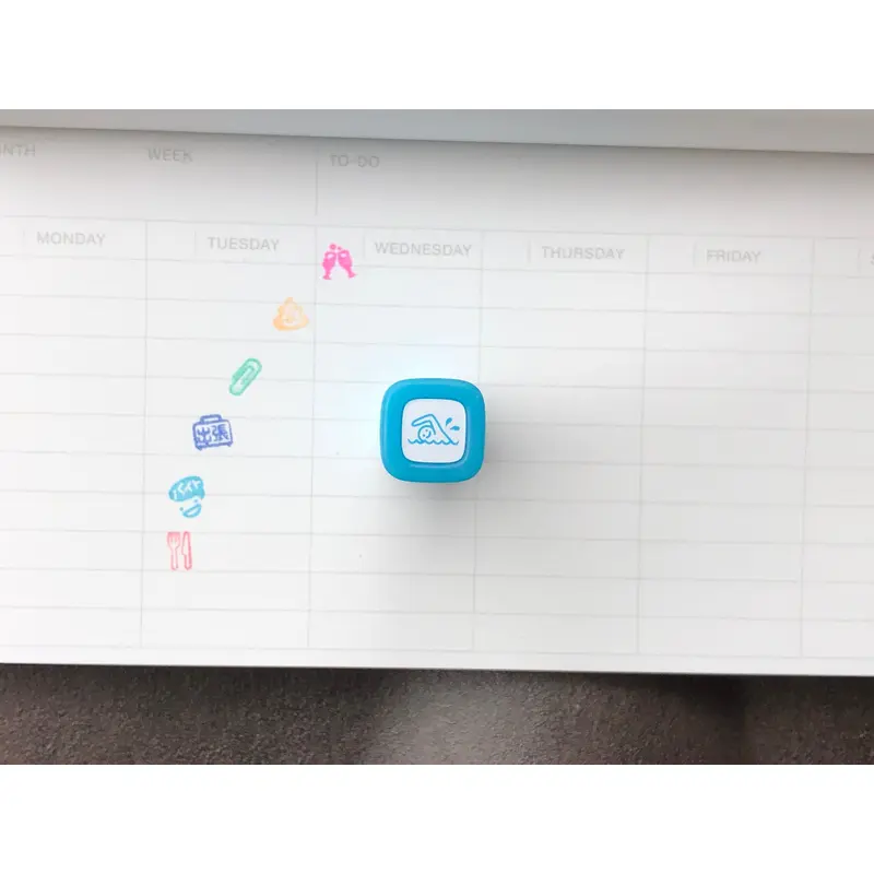 FriXion Erasable Stamp - Light Blue - Swim