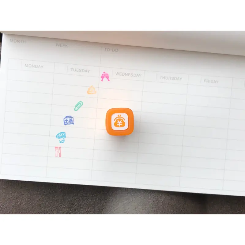 FriXion Erasable Stamp - Orange - Pay Day