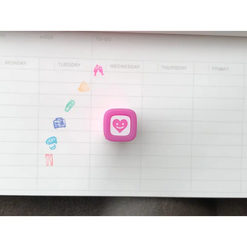 FriXion Erasable Stamp - Pink - Heart