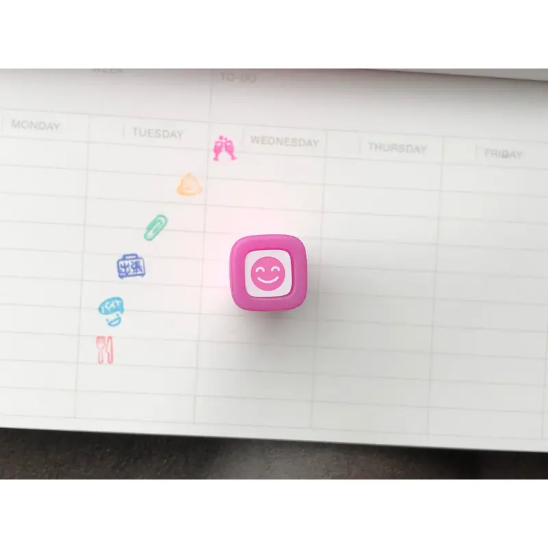 FriXion Erasable Stamp - Pink - Smile