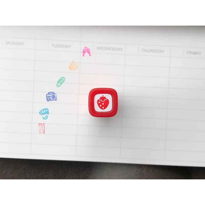 FriXion Erasable Stamp - Red - Strawberry