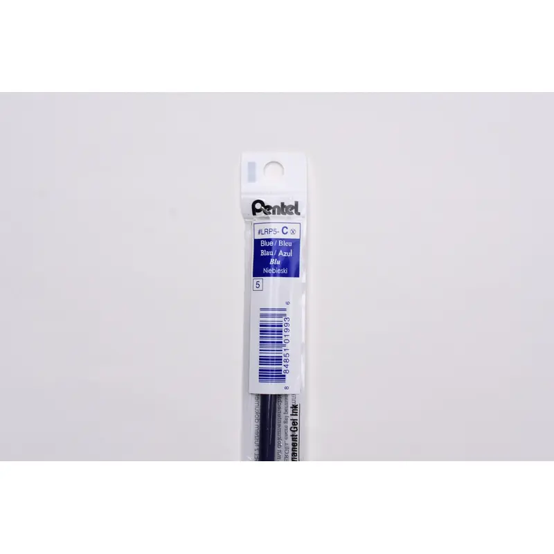 Pentel Energel LRP5-C - Metal Tip Gel Pen Refill - 0.5mm - Blue