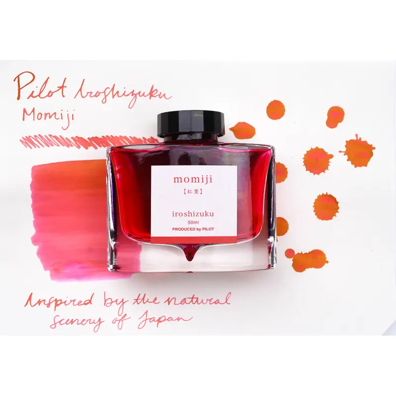 Pilot Iroshizuku Ink - Momiji - 50 mL Bottle Ink