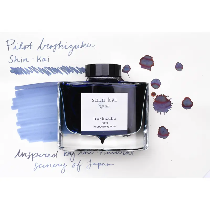Pilot Iroshizuku Ink - Shin-kai - 50 mL Bottle Ink