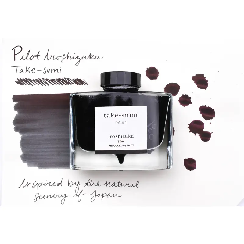 Pilot Iroshizuku Ink - Take-sumi - 50 mL Bottle Ink