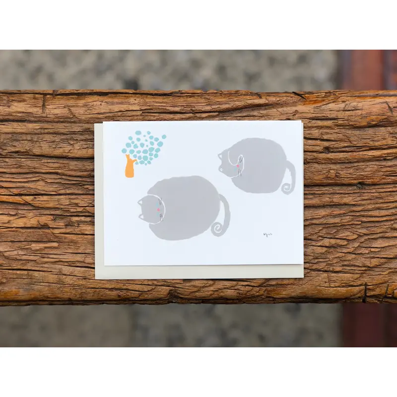 Sleepy Cats Card