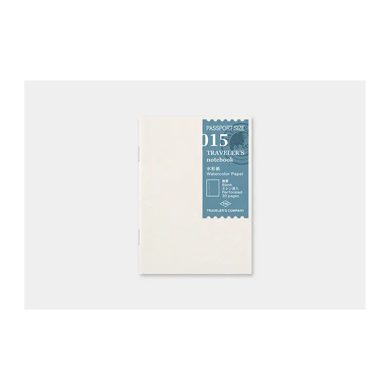 TRAVELER's Passport Size Refill - Watercolor Paper - 015