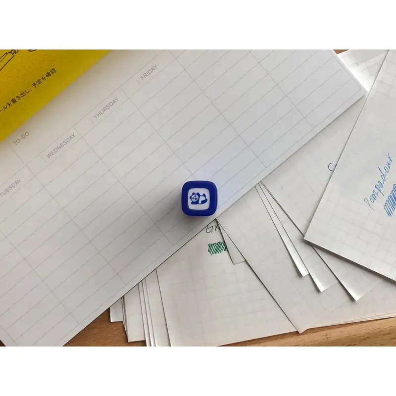 FriXion Erasable Stamp - Blue - Panda