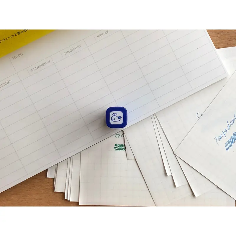 FriXion Erasable Stamp - Blue - Whale
