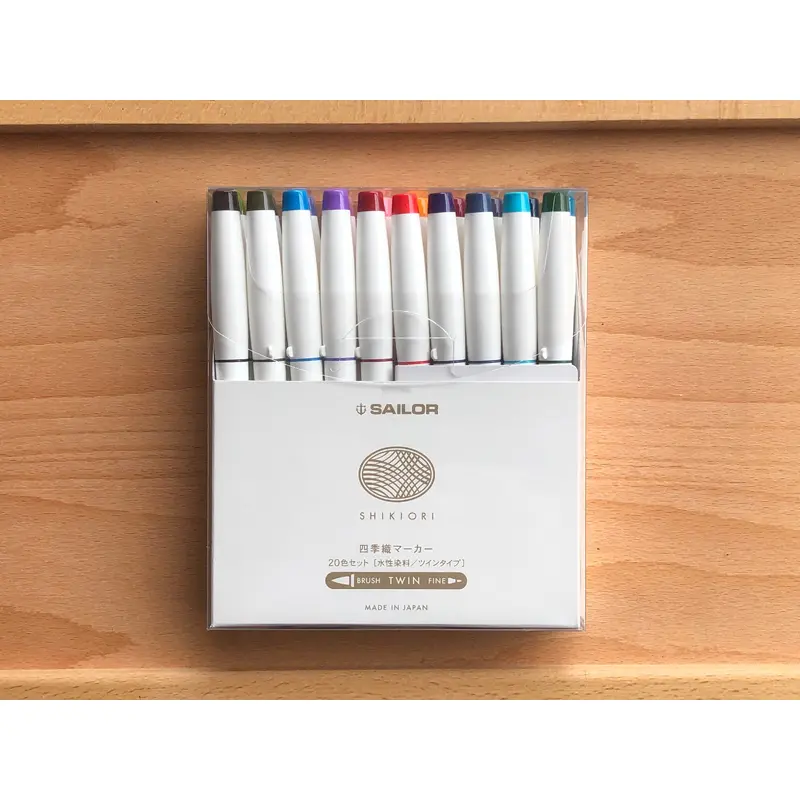Sailor Shikiori Markers - Pack of 20